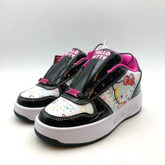 Heelys Girls Hello Kitty Kama Sneakers US 2 EU 33 Youth Black White Multi NIB - Picture 5 of 12